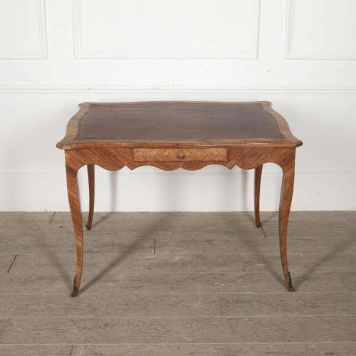 Early 20th Century French Walnut Bureau Plat