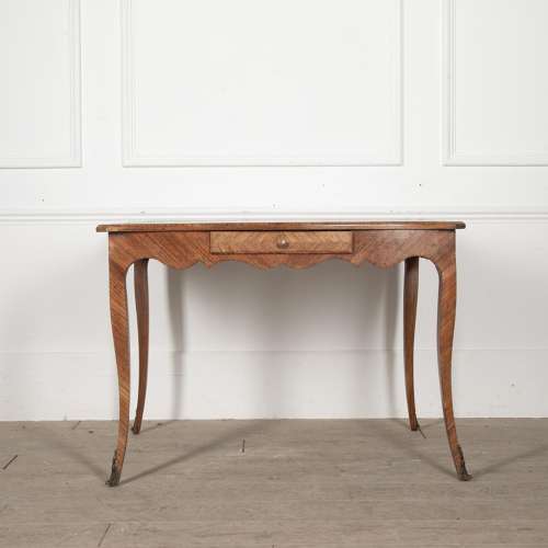 Early 20th Century French Walnut Bureau Plat