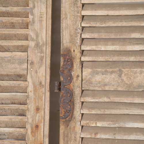 Set of Six 19th Century French Pine Shutters