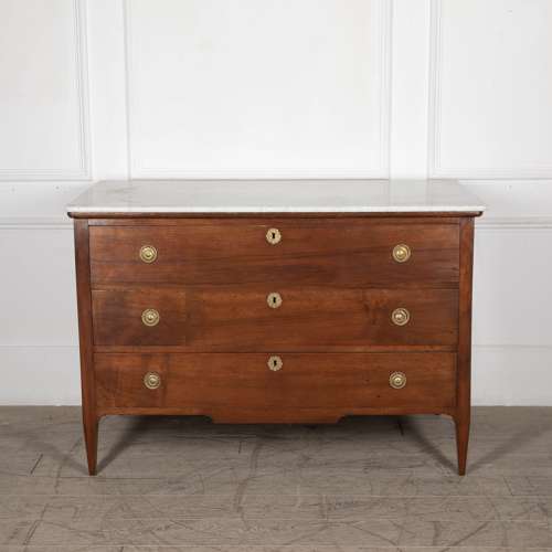 19th Century French Walnut Commode