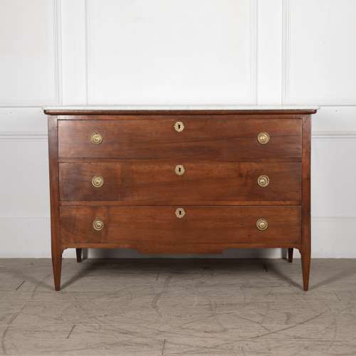 19th Century French Walnut Commode