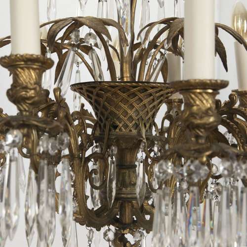 20th Century French Ormolu Chandelier