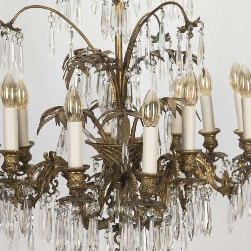20th Century French Ormolu Chandelier