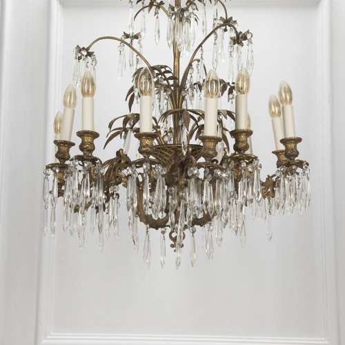20th Century French Ormolu Chandelier