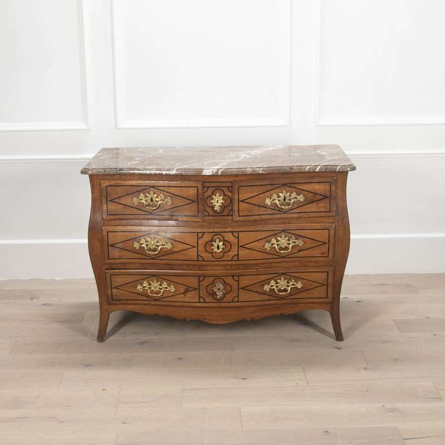 19th Century French Bombe Commode