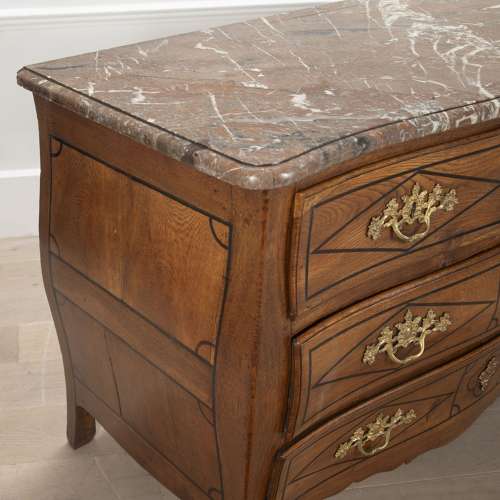19th Century French Bombe Commode