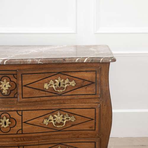 19th Century French Bombe Commode