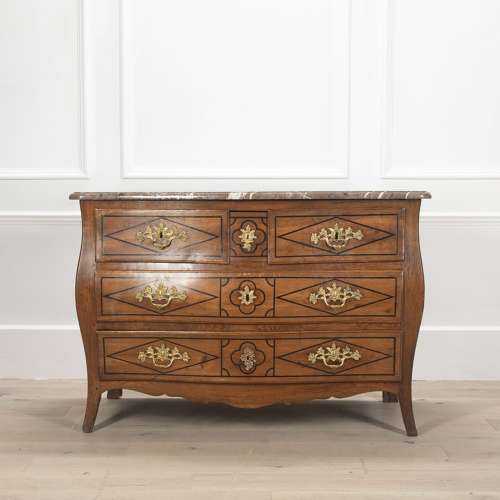 19th Century French Bombe Commode