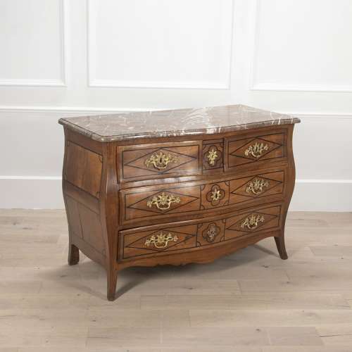 19th Century French Bombe Commode