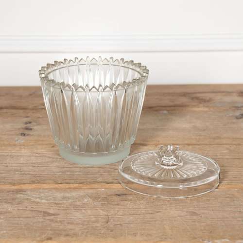 20th Century French Glass Ice Bucket