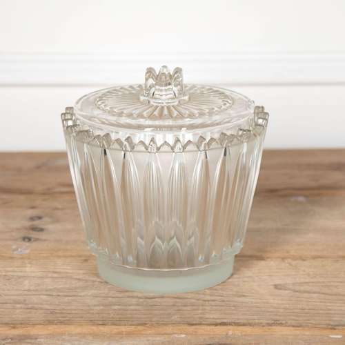 20th Century French Glass Ice Bucket
