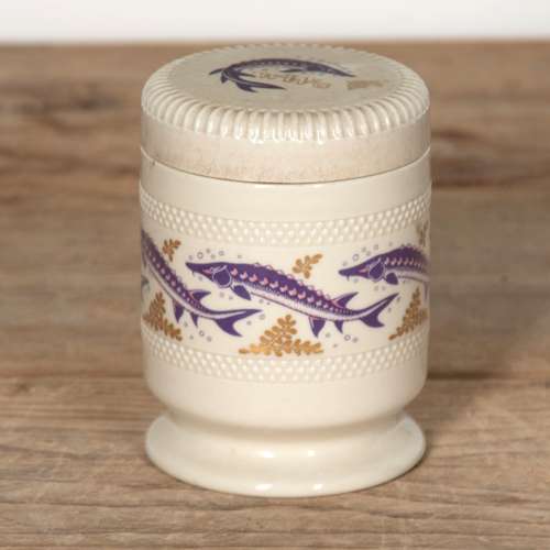 20th Century Porcelain Caviar Jar