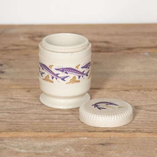 20th Century Porcelain Caviar Jar