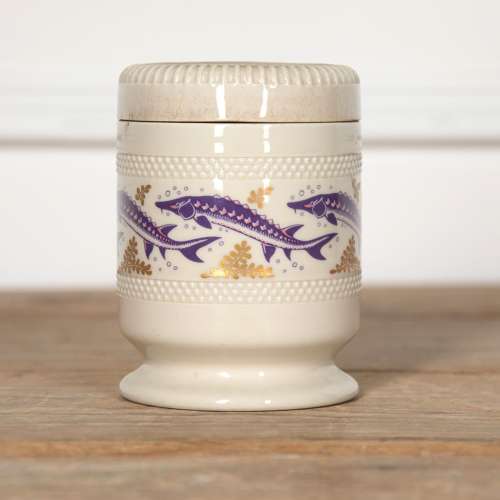 20th Century Porcelain Caviar Jar