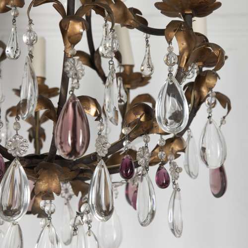 Pair of Mid Century Italian Chandeliers