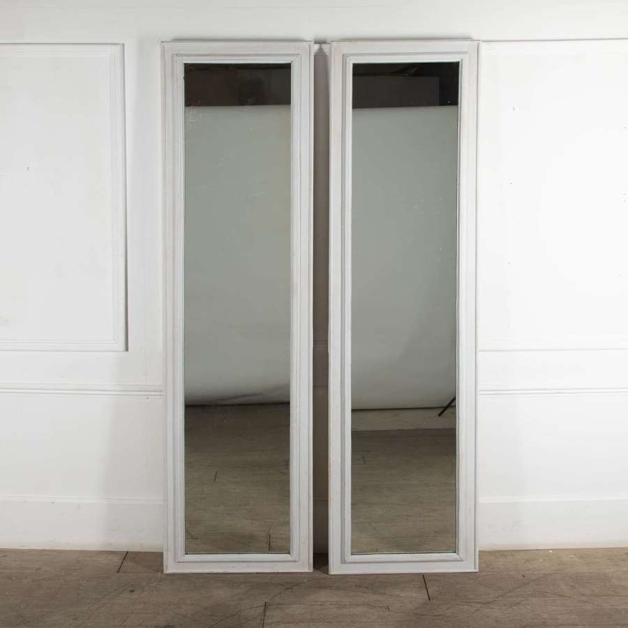 Pair of 19th Century French Painted Mirrors