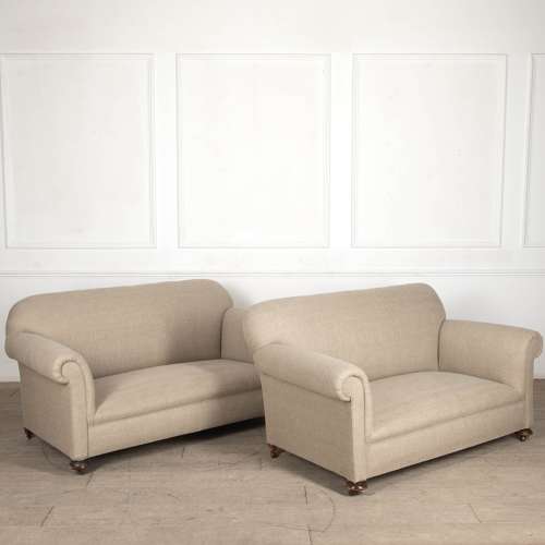 Matched Pair of 20th Century Sofas