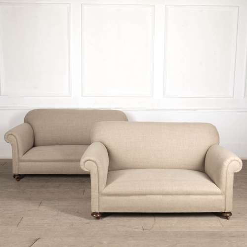 Matched Pair of 20th Century Sofas