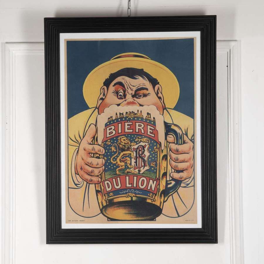 20th Century Framed French Beer Poster