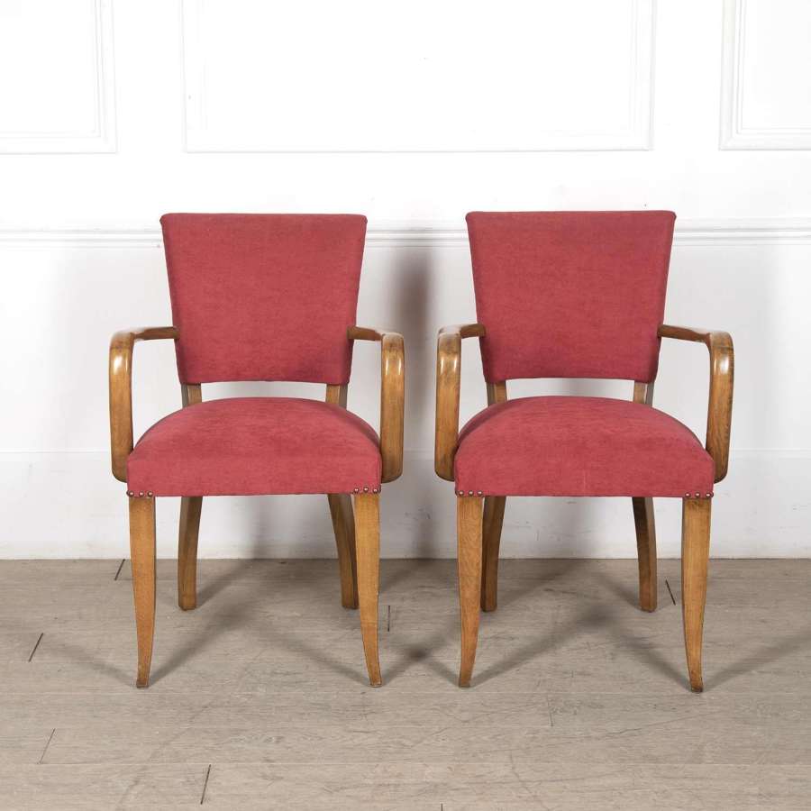 Pair of French 20th Century Bridge Chairs