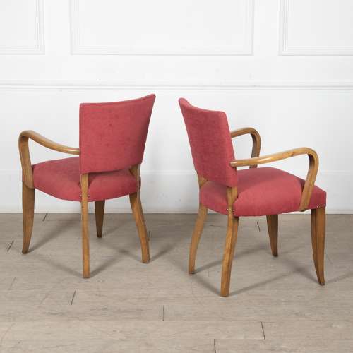 Pair of French 20th Century Bridge Chairs