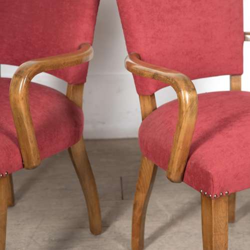 Pair of French 20th Century Bridge Chairs