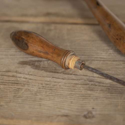 20th Century French Fruitwood Gavel