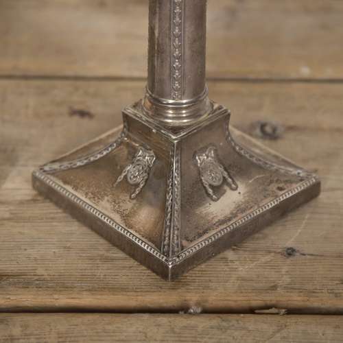19th Century Silver Candlesticks