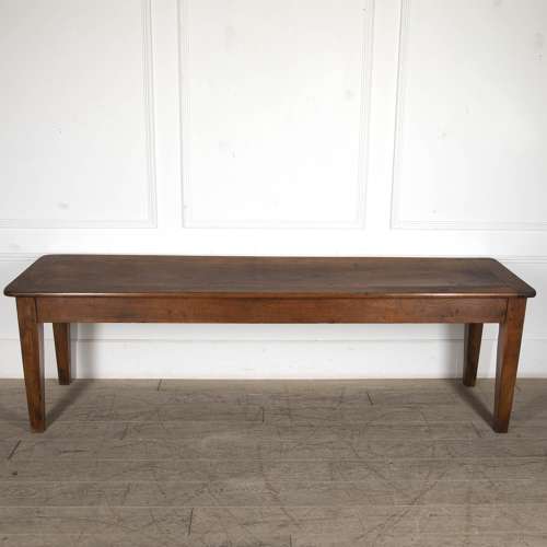 19th Century French Fruitwood Refectory Table