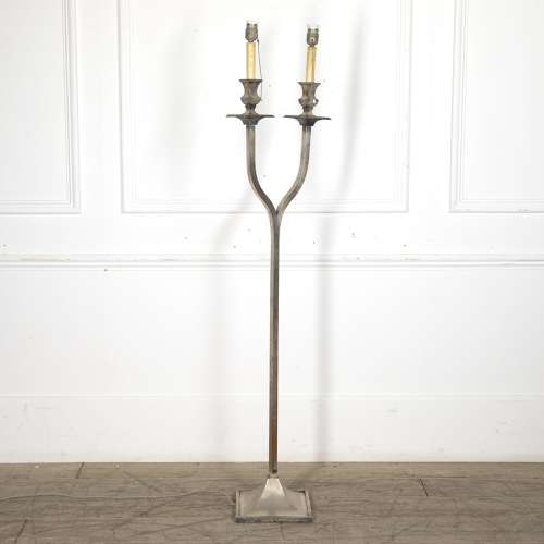 20th Century Silver Standard Lamp