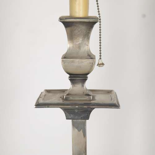 20th Century Silver Standard Lamp