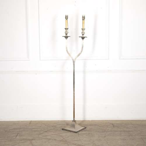 20th Century Silver Standard Lamp