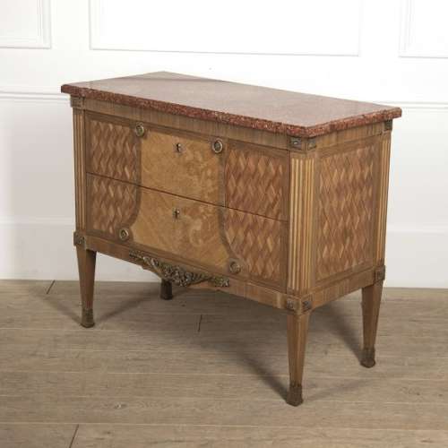FRENCH 19TH CENTURY INLAID COMMODE