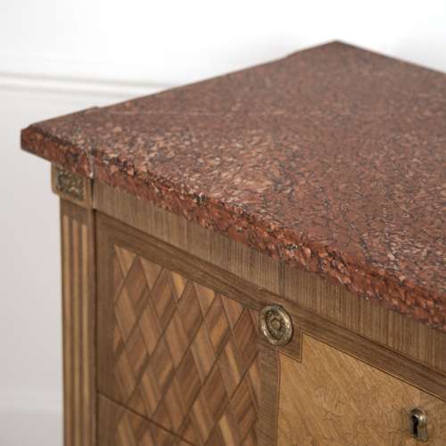 FRENCH 19TH CENTURY INLAID COMMODE