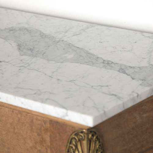 FRENCH BIRD'S-EYE MAPLE CONSOLE TABLE