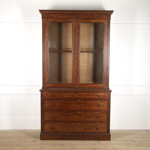 FRENCH 19TH CENTURY MAHOGANY CUPBOARD