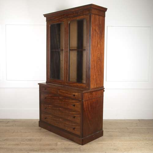 FRENCH 19TH CENTURY MAHOGANY CUPBOARD