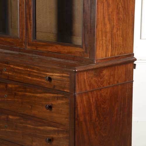 FRENCH 19TH CENTURY MAHOGANY CUPBOARD