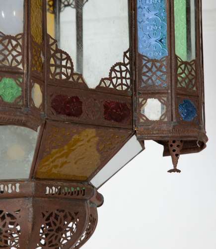 20TH CENTURY MOROCCAN STYLE LANTERN