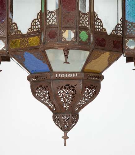 20TH CENTURY MOROCCAN STYLE LANTERN