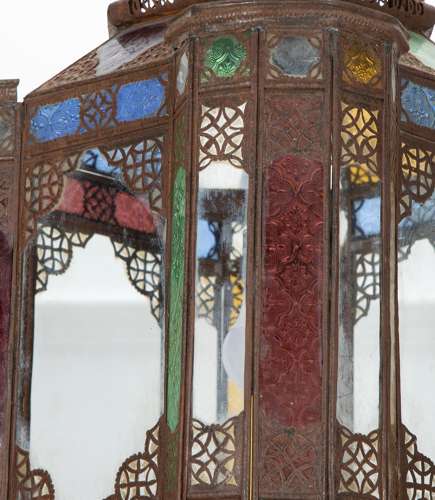 20TH CENTURY MOROCCAN STYLE LANTERN