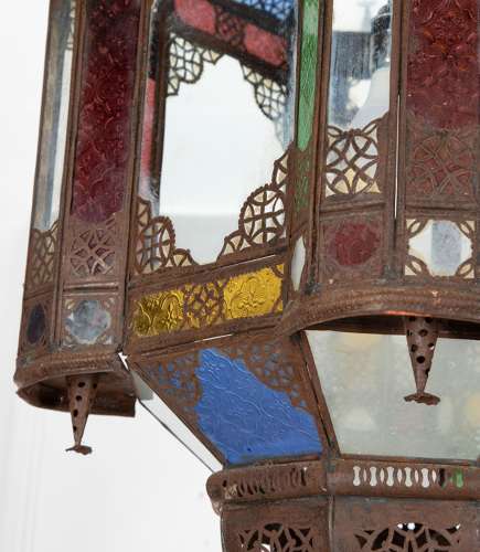 20TH CENTURY MOROCCAN STYLE LANTERN