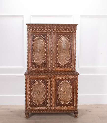 19TH CENTURY ANGLO INDIAN CUPBOARD