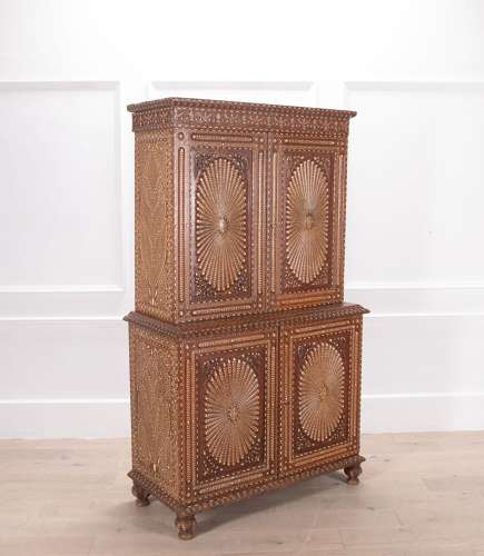 19TH CENTURY ANGLO INDIAN CUPBOARD