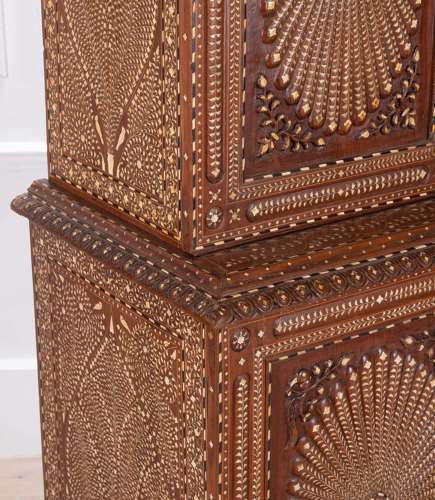 19TH CENTURY ANGLO INDIAN CUPBOARD