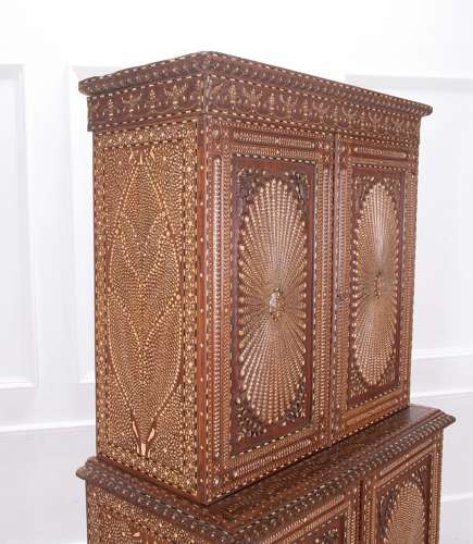 19TH CENTURY ANGLO INDIAN CUPBOARD