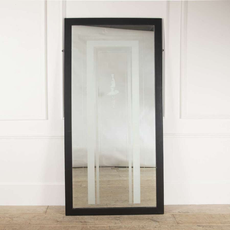 ETCHED GLASS MIRROR FROM THE PARK LANE HOTEL