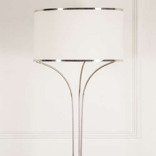 FRENCH 1970S CHROME STANDARD LAMP