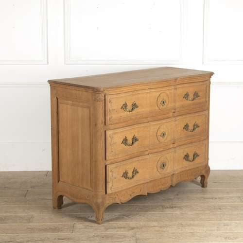 19TH CENTURY FRENCH OAK COMMODE