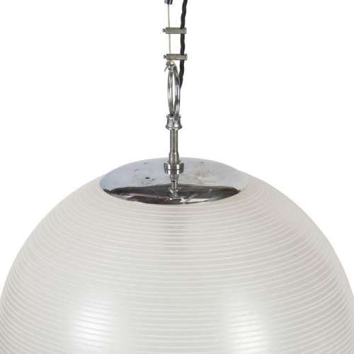 1960S GLASS GLOBE HANGING LIGHT